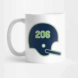 Seattle Seahawks 206 Helmet Mug